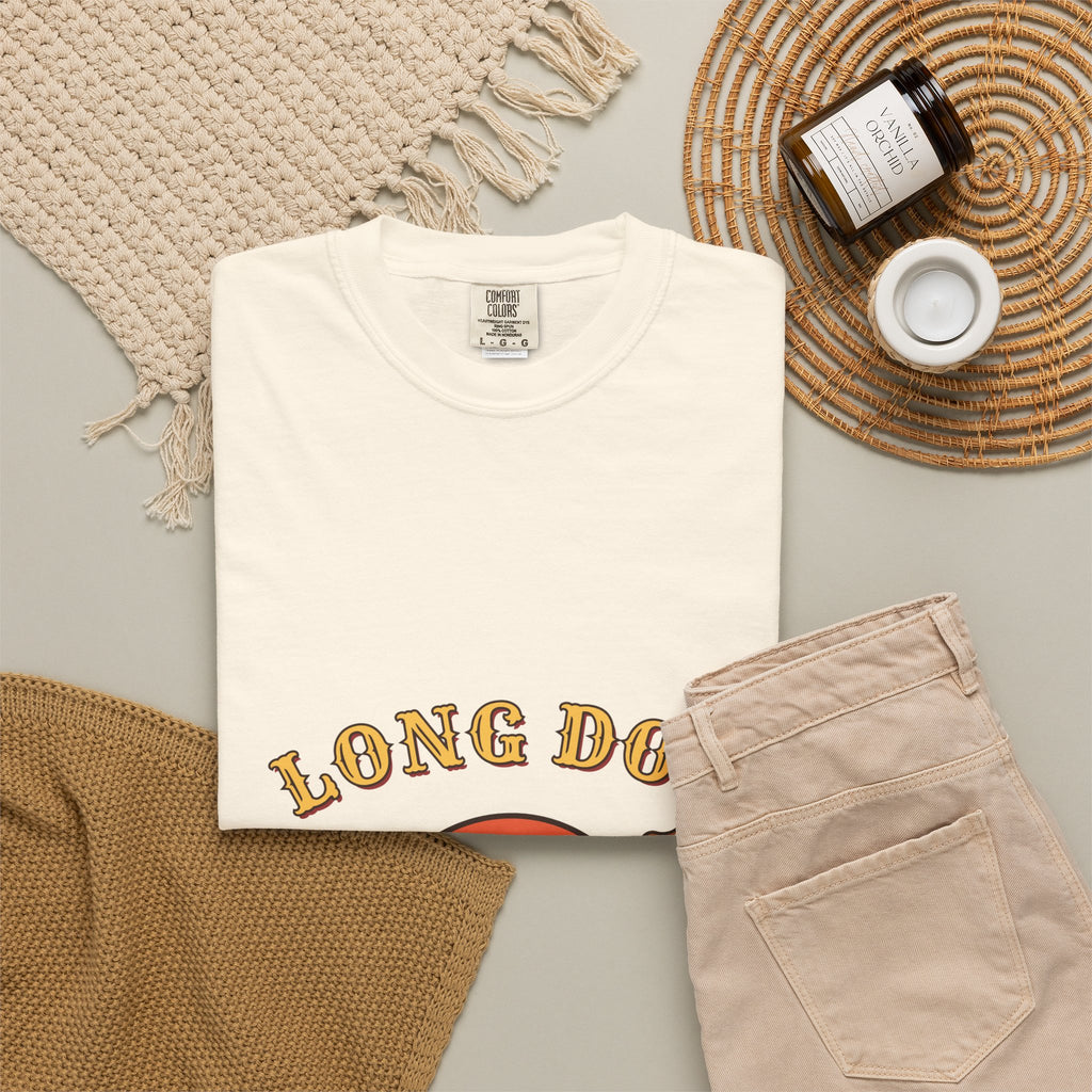Long Dog Rodeo cowboy Dachshund t-shirt, Comfort Colors western tee for Dachshund lovers - view 12