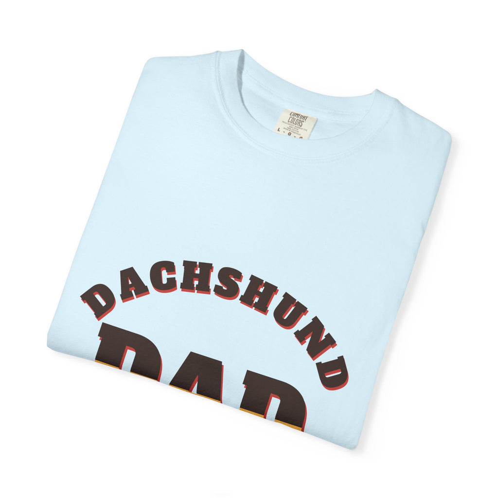 Dachshund Dad retro t-shirt, Comfort Colors doxie dad tee for Dachshund lovers - view 21