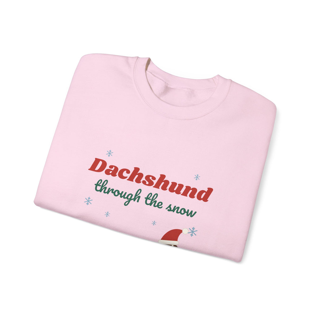 Dachshund Through the Snow Christmas sweatshirt, wiener dog holiday crewneck for Dachshund lovers - view 23