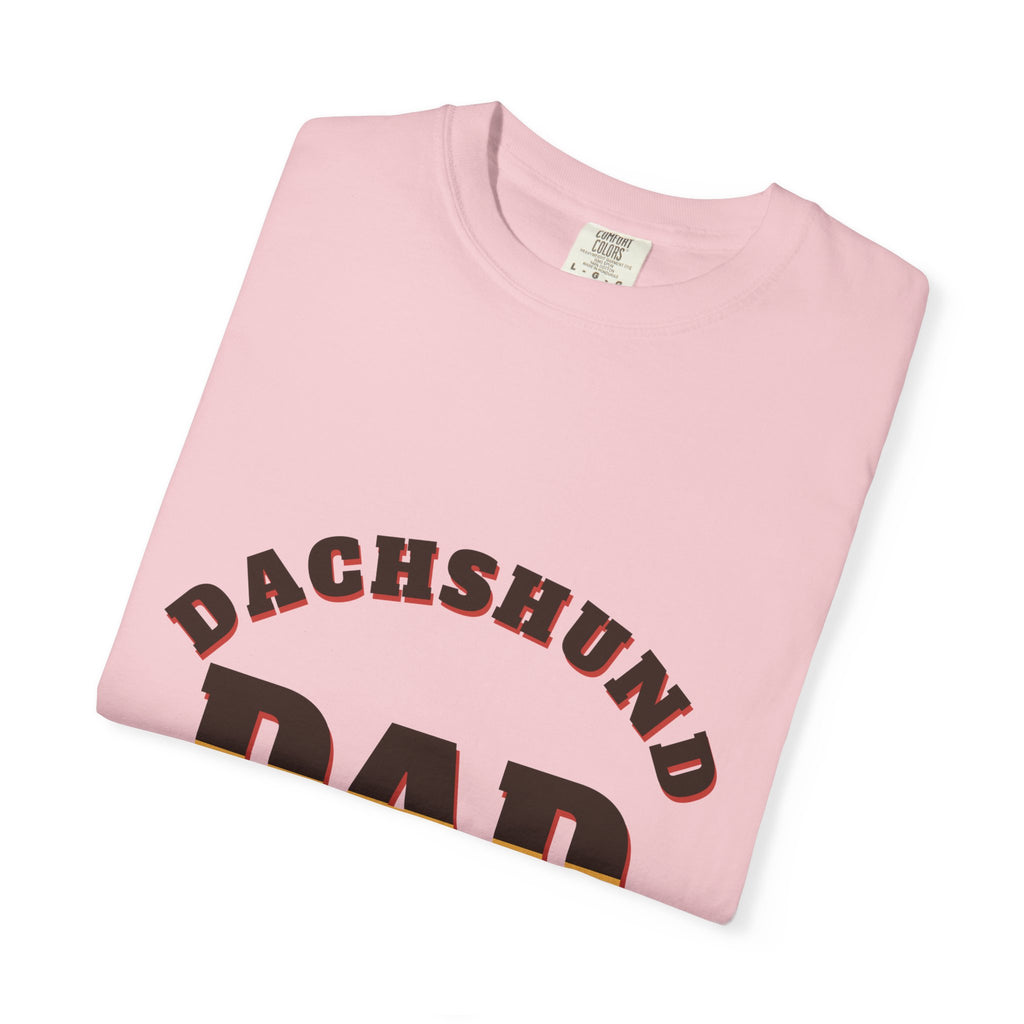Dachshund Dad retro t-shirt, Comfort Colors doxie dad tee for Dachshund lovers - view 26