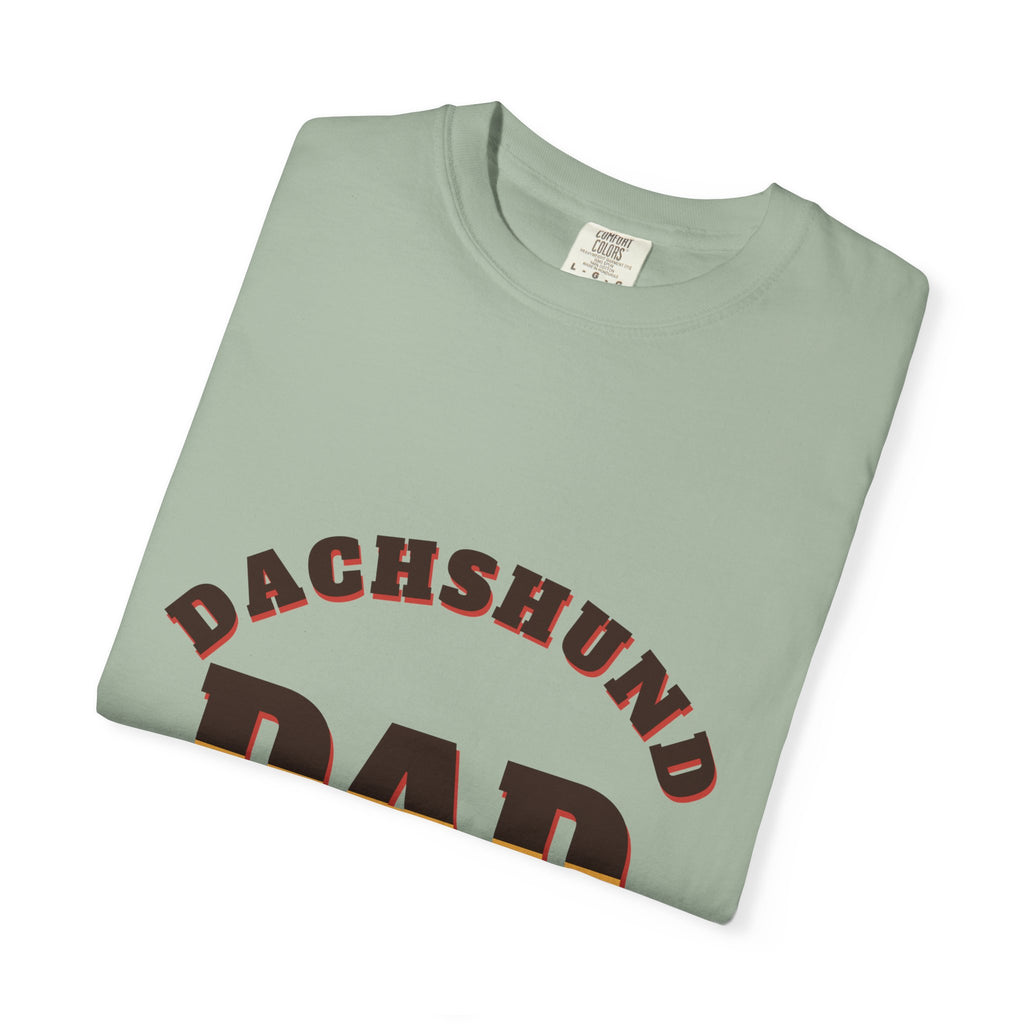 Dachshund Dad retro t-shirt, Comfort Colors doxie dad tee for Dachshund lovers - view 16