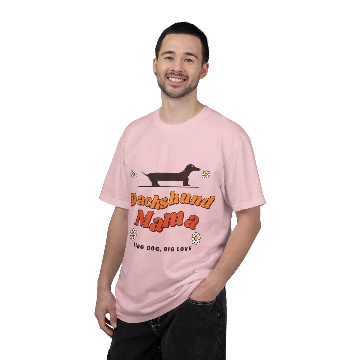 Dachshund Mama retro t-shirt, Comfort Colors doxie mom tee for Dachshund lovers - view 30