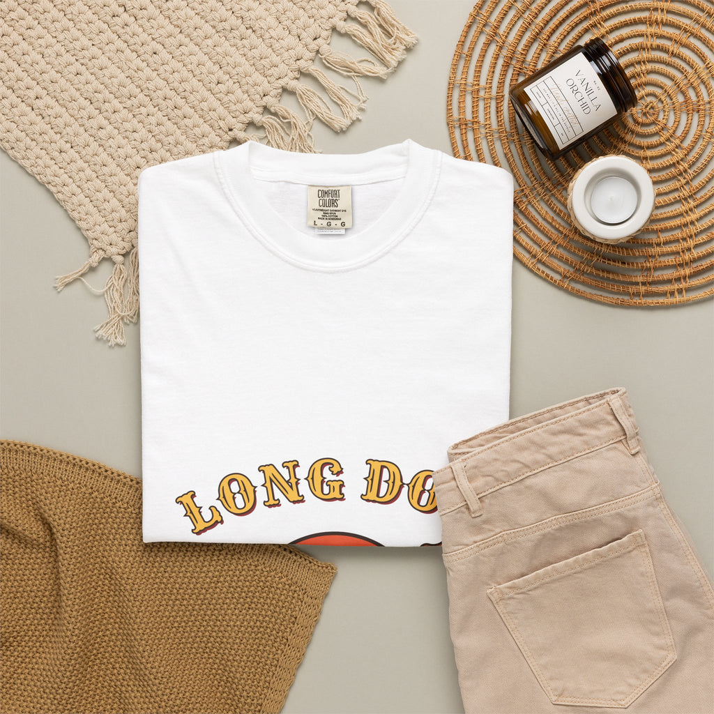 Long Dog Rodeo cowboy Dachshund t-shirt, Comfort Colors western tee for Dachshund lovers - view 8