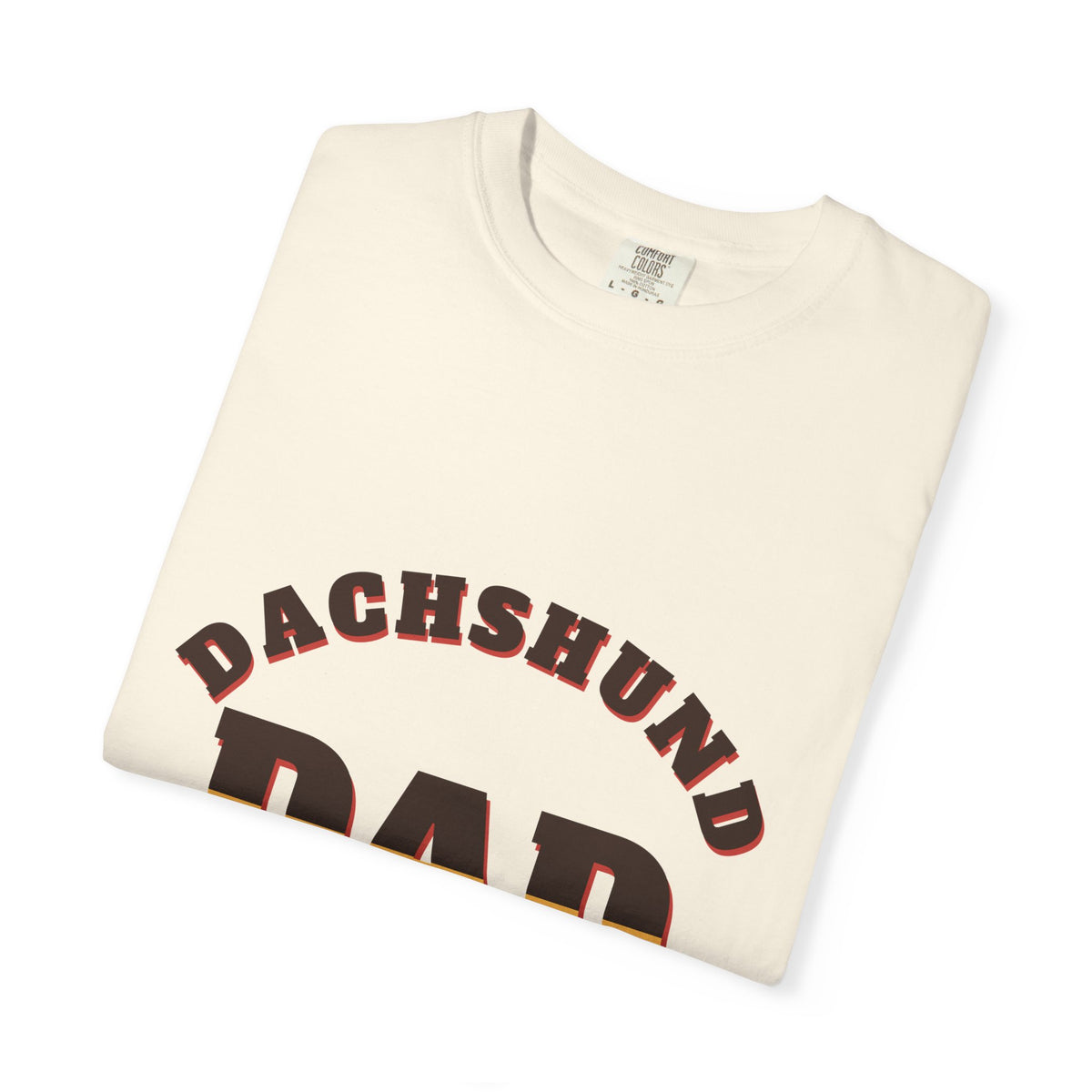 Dachshund Dad retro t-shirt, Comfort Colors doxie dad tee for Dachshund lovers - view 11