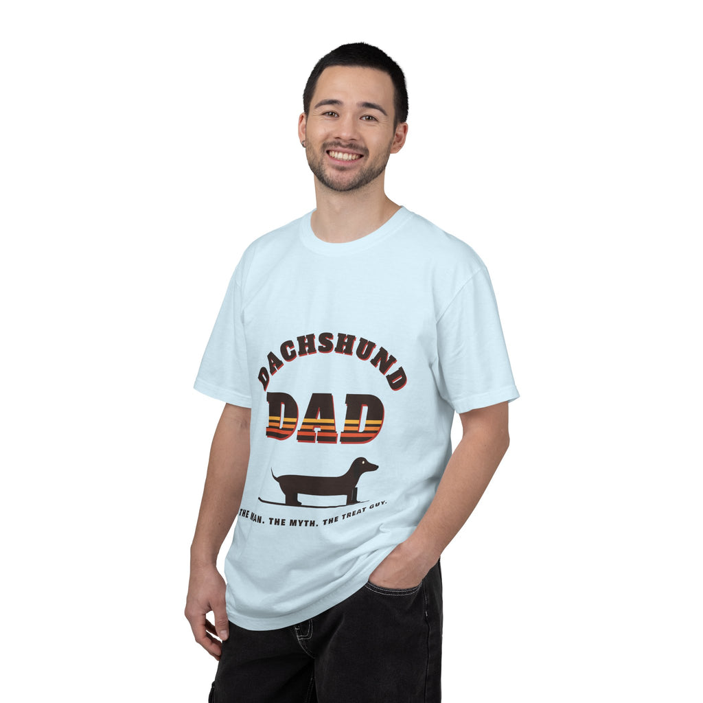 Dachshund Dad retro t-shirt, Comfort Colors doxie dad tee for Dachshund lovers - view 25