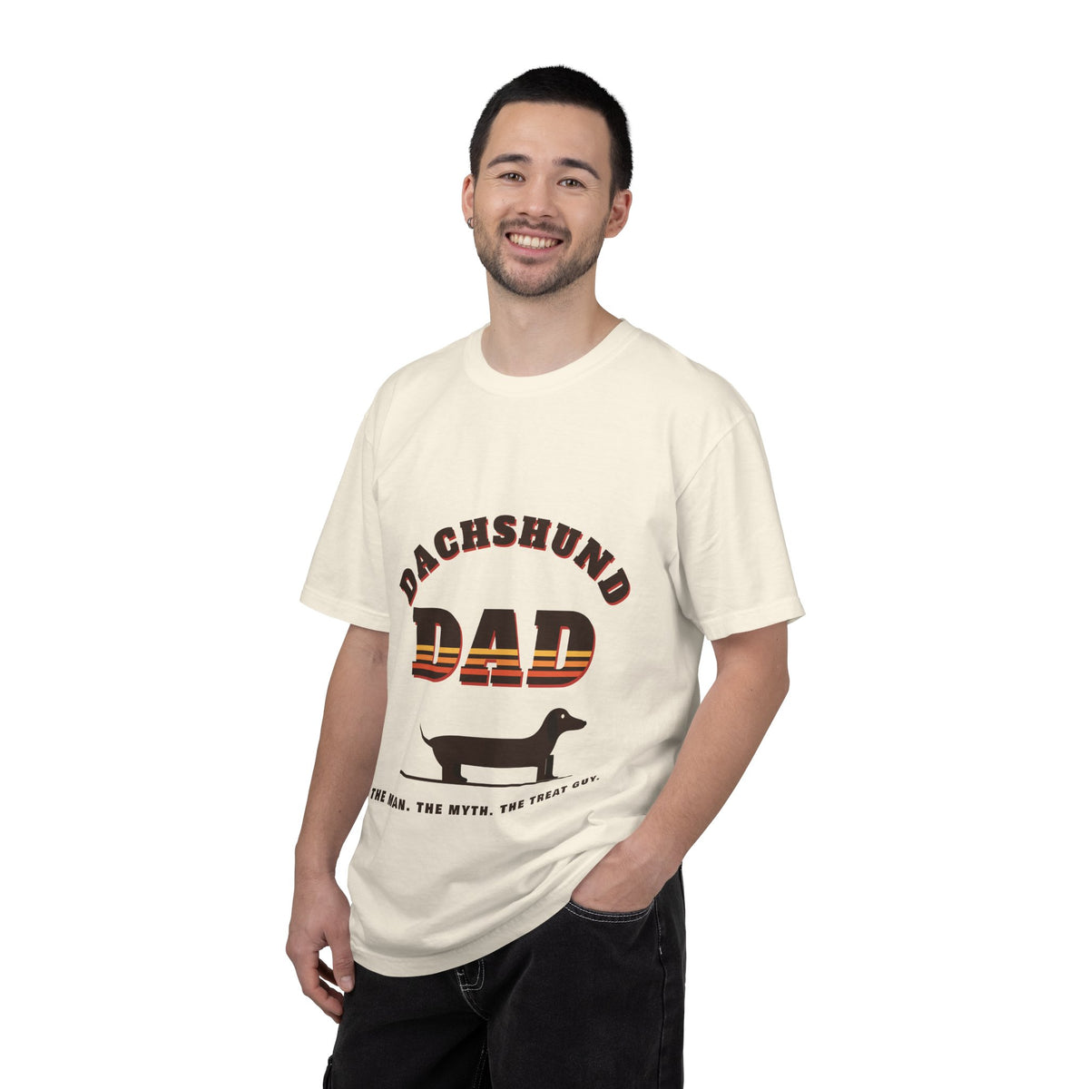 Dachshund Dad retro t-shirt, Comfort Colors doxie dad tee for Dachshund lovers - view 15
