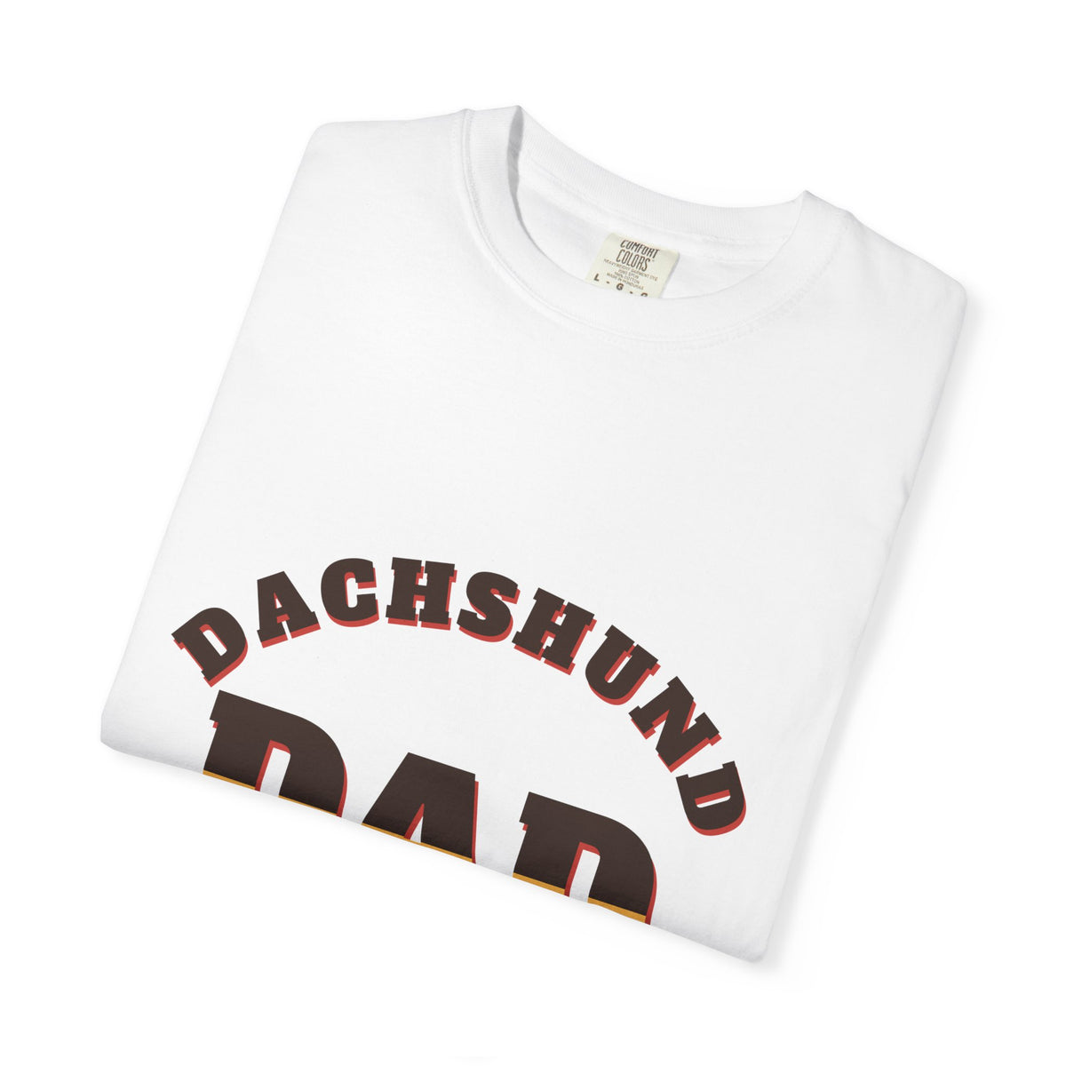 Dachshund Dad retro t-shirt, Comfort Colors doxie dad tee for Dachshund lovers - view 8