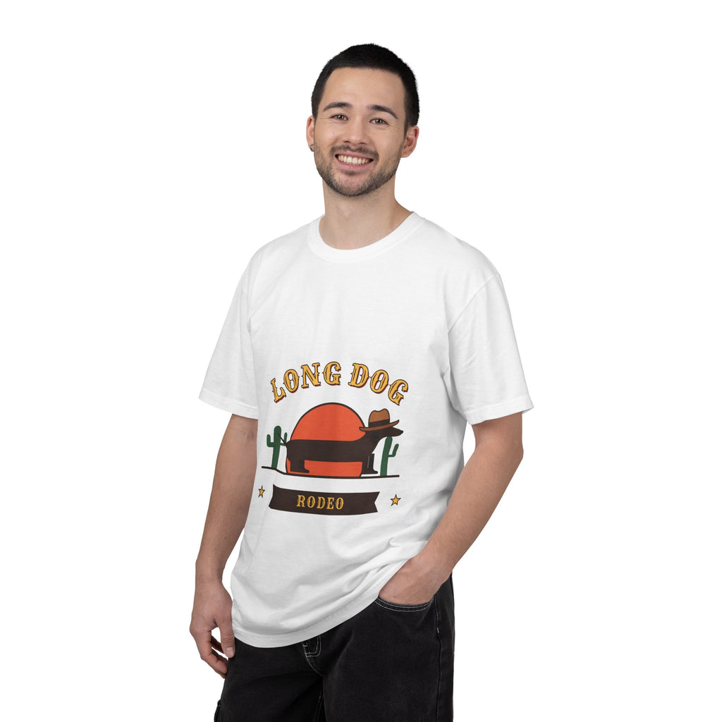 Long Dog Rodeo cowboy Dachshund t-shirt, Comfort Colors western tee for Dachshund lovers - view 10