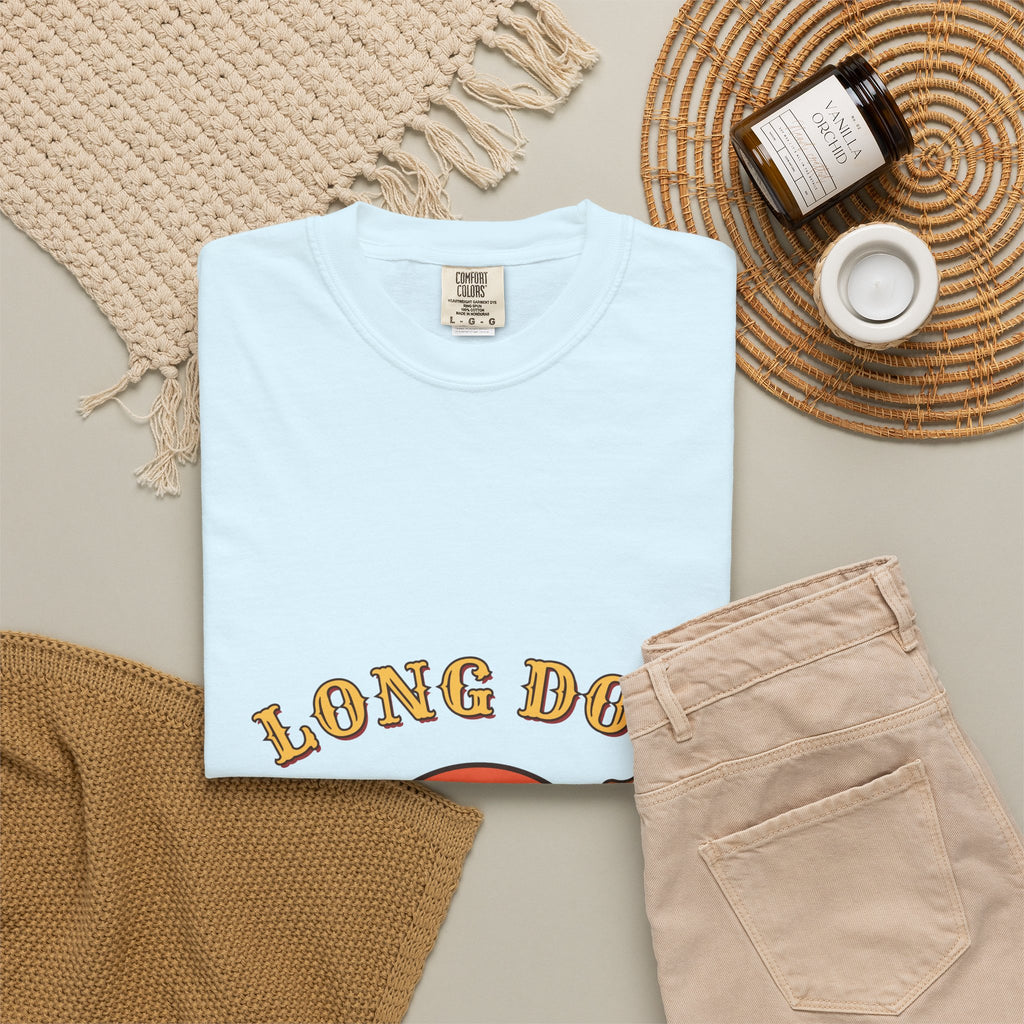 Long Dog Rodeo cowboy Dachshund t-shirt, Comfort Colors western tee for Dachshund lovers - view 22